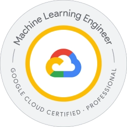 Google Cloud Professional Machine Learning Engineer certification badge